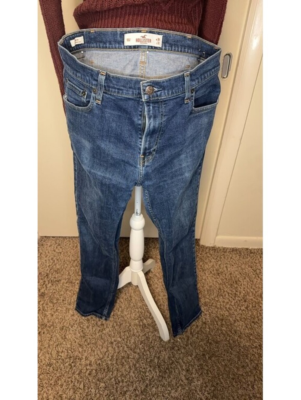 Hollister Men's Blue Denim Jeans W36 L32